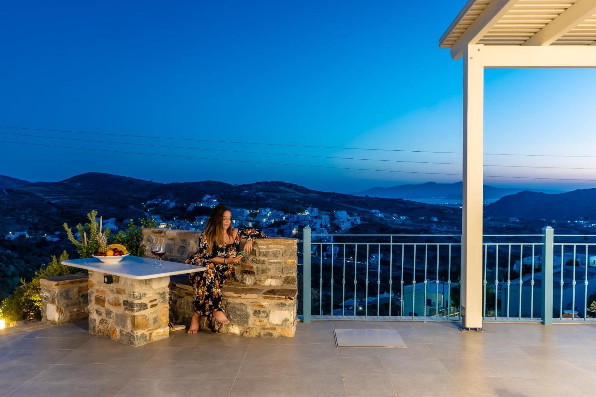 Pantiki Luxury Suite Naxos Melanes ภายนอก รูปภาพ